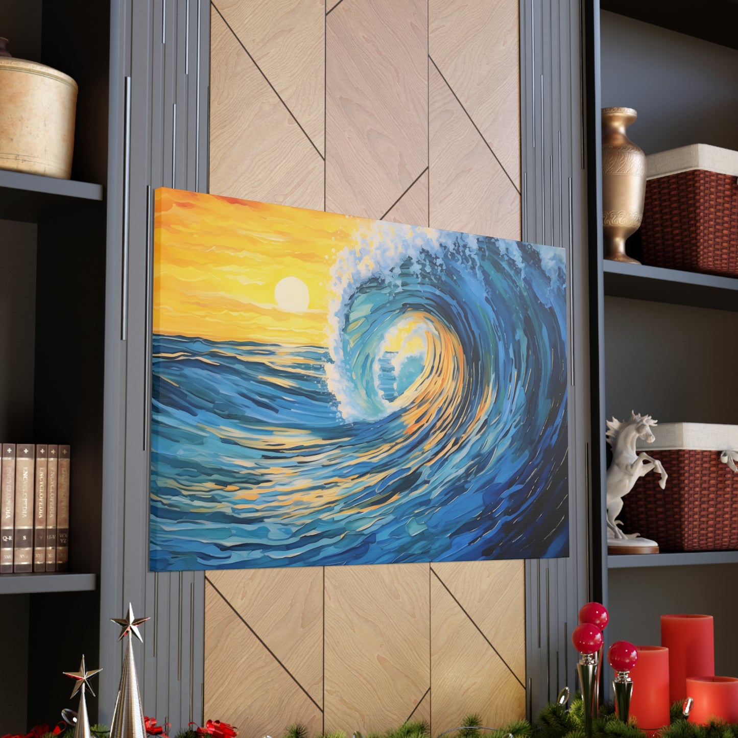 Augustina de Vasquez - Sunset Canvas