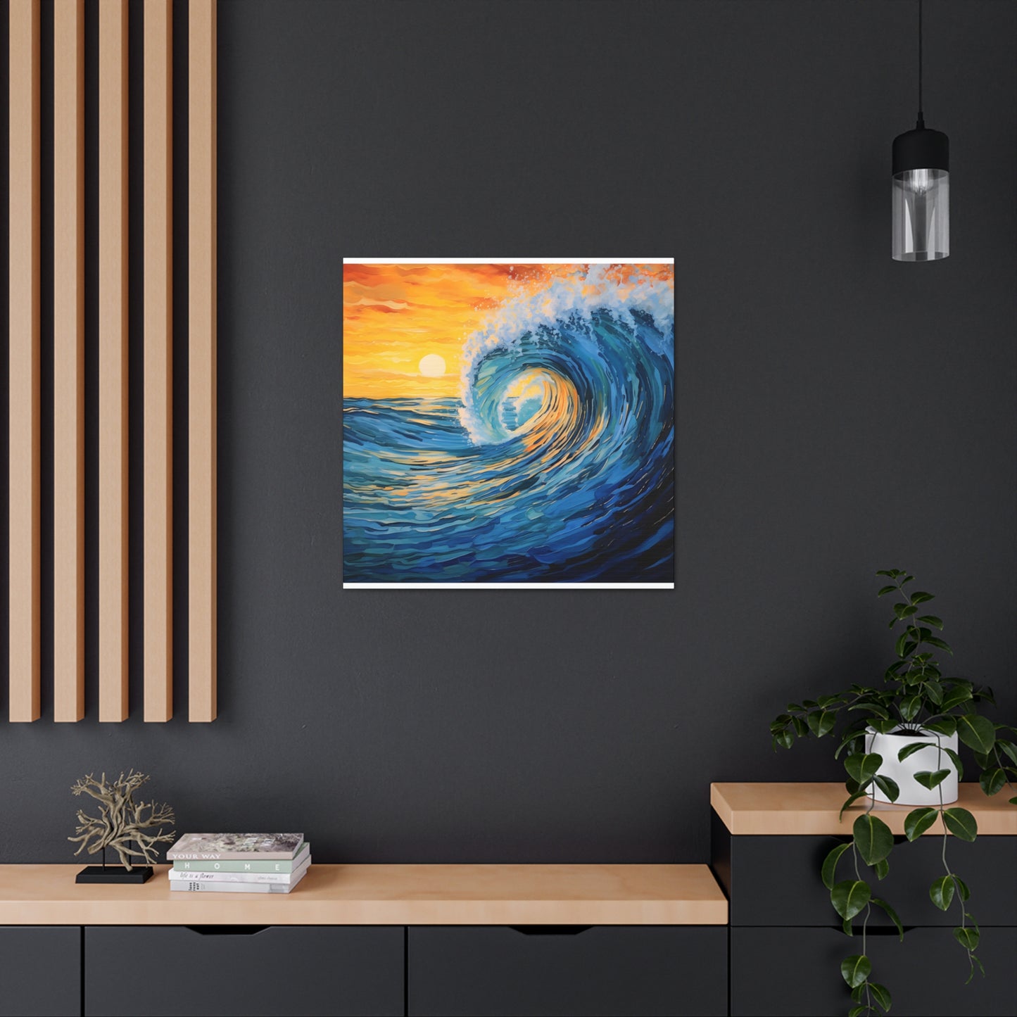 Augustina de Vasquez - Sunset Canvas