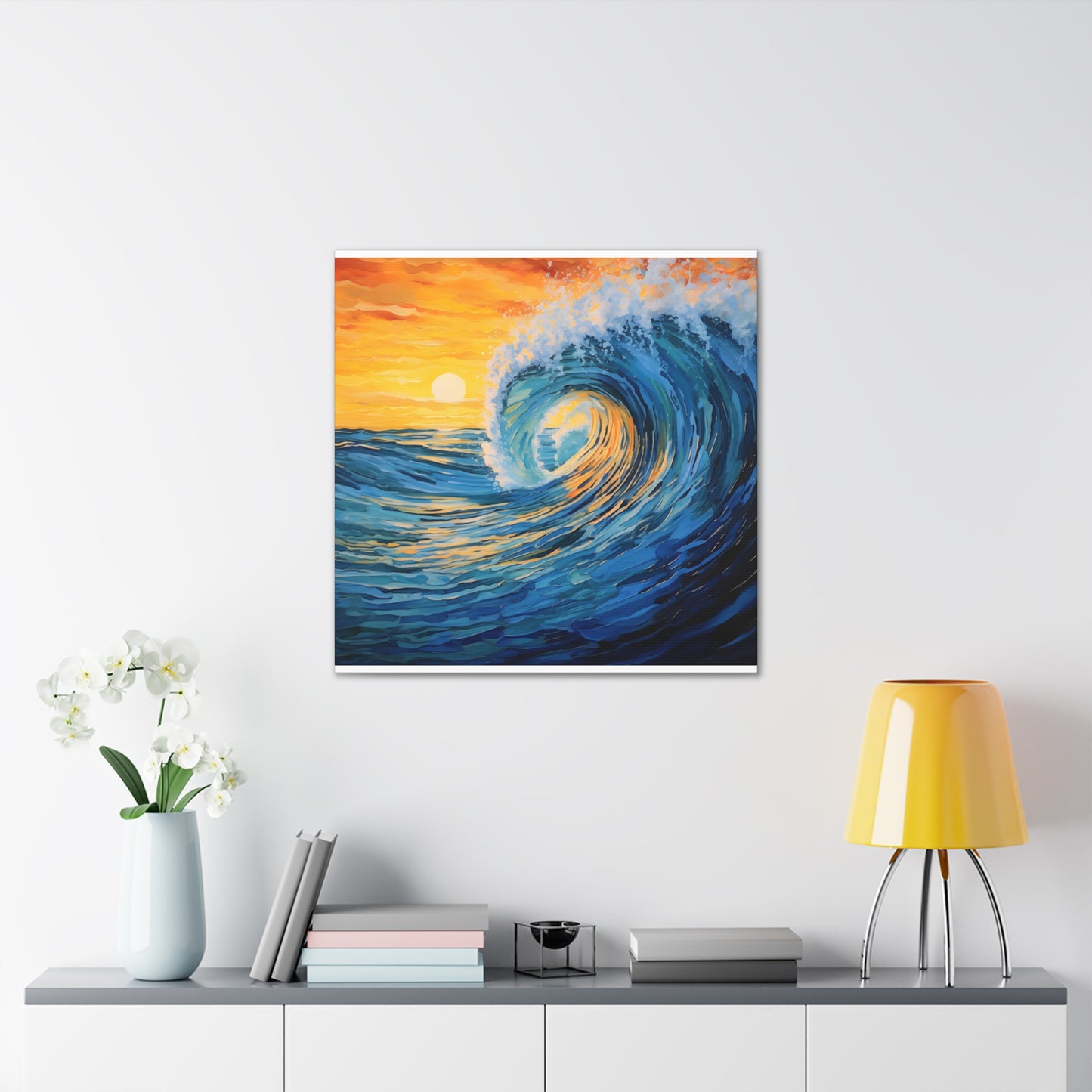 Augustina de Vasquez - Sunset Canvas